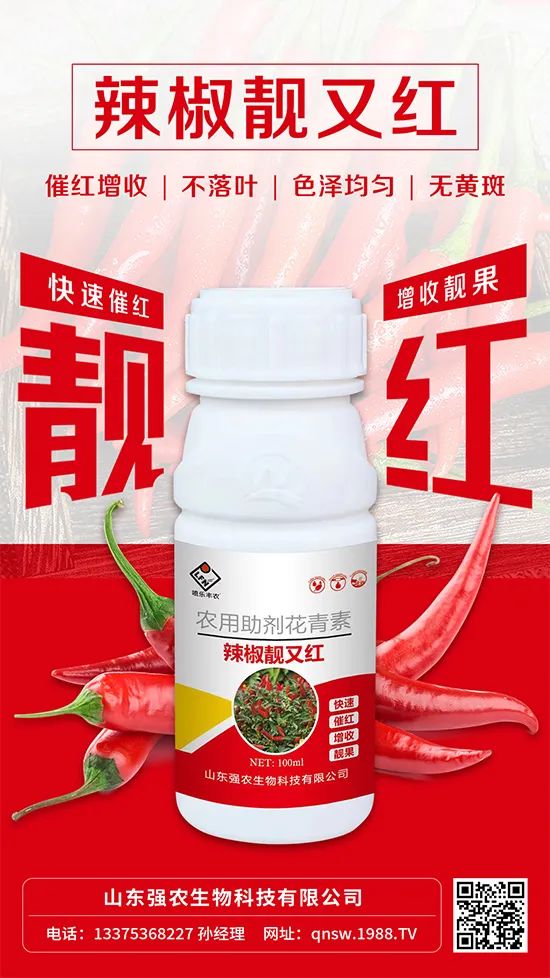 辣椒催紅增收專利產(chǎn)品!自然增紅零激素,色澤勻無(wú)黃斑