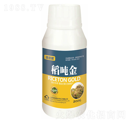 200g稻噸金葉面肥-綠速葳-長豐化工