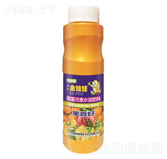 微量元素水溶肥料-果真好-綠速葳-長豐化工