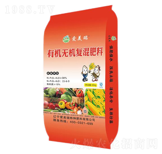 硫酸鉀型有機無機復(fù)混肥料15-6-9-愛美瑞